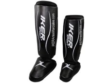 Espinilleras Kick Boxing, Muay Thai, MMA, Empeine Desprendible, IKER, MMA