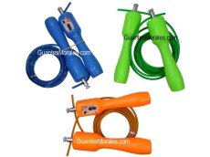 Cuerda para Saltar Rapida Economica, Mango en Plastico, Boxeo, Kick Boxing, Muay Thai, MMA