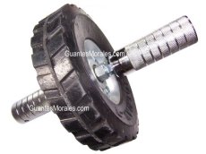 Rueda para Abdominales, Grande, Cromada, MMA, Kick Boxing, Muay Thai, Boxeo