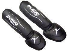 Espinilleras con Empeine Desprendible marca IKER, Kick Boxing y Muay Thai