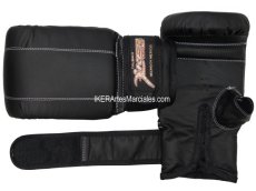Guanteletas Boxeo IKER Negro, Kick Boxing, Muay Thai, MMA
