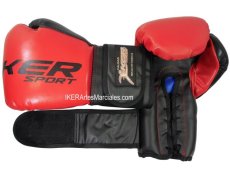 Guantes Boxeo, Kick Boxing, Muay Thai, IKER, Artes Marciales Mixtas, Rojo
