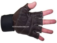 Guantes para Gimnasio, Ciclismo, Fitness, Piel y Neopreno modelo Retro