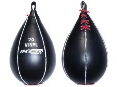 Pera Fija Economica en Vinil para Boxeo marca IKER color Negro
