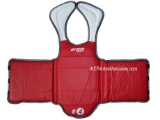 Peto Karate, Tae Kwon Do, Kick Boxing, IKER, Doble Vista, Artes Marciales, Rojo